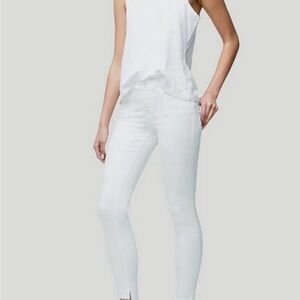 Frame women jeans Le Skinny de Jeanne LSJRS403 mid rise white